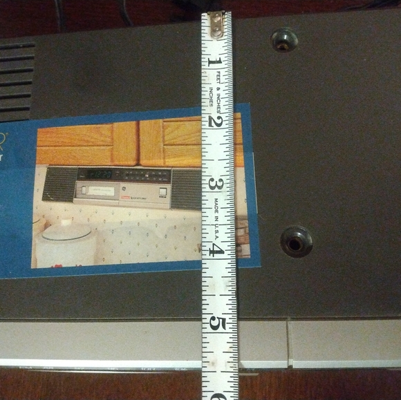 Vintage GE Stereo Spacemaker Audio Cassette Tape Player AM FM Radio Works Great - Picture 5 of 9